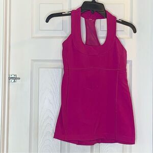 Lululemon Scoop Neck Tank Top Luon Raspberry Size 6